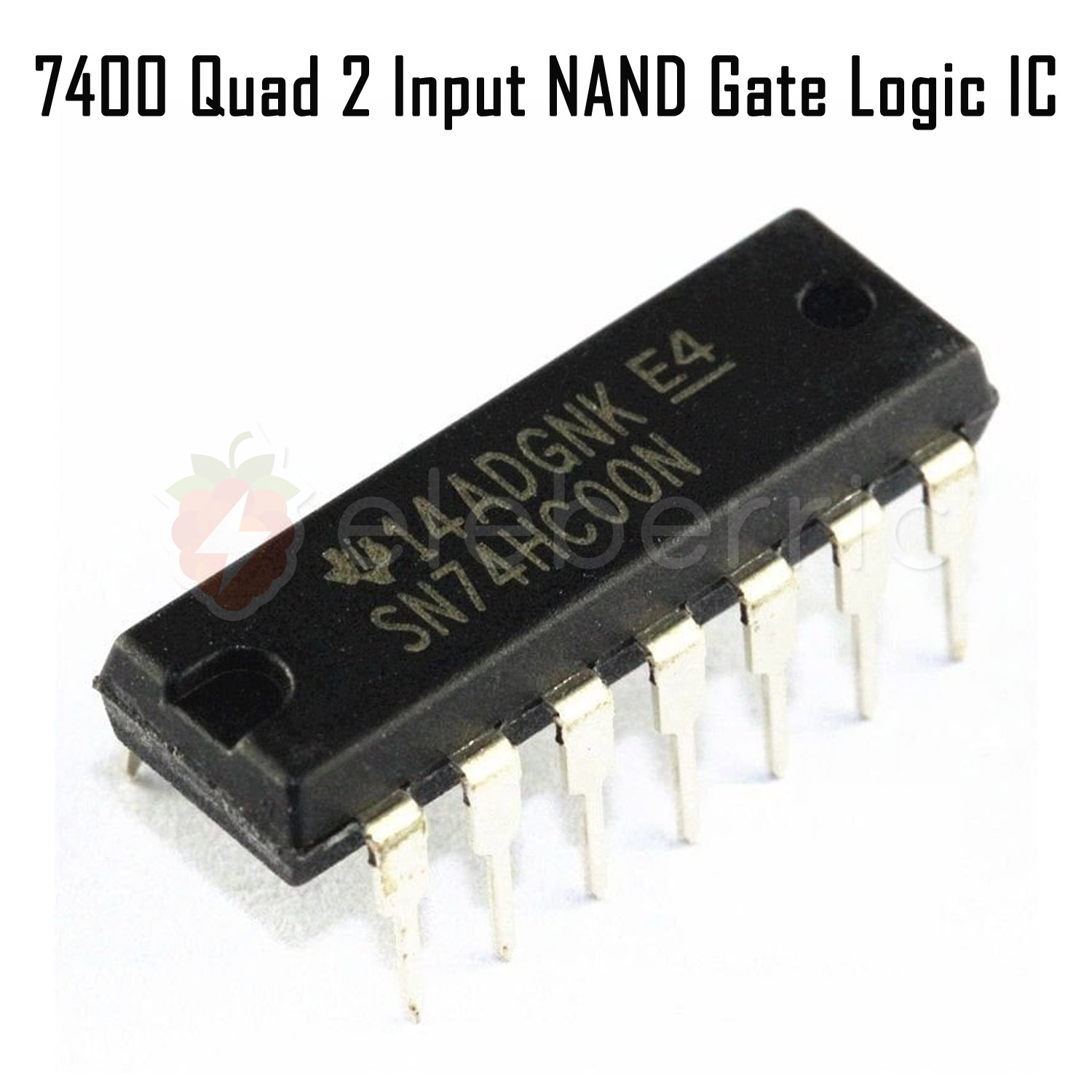 7400 Quad 2 Input NAND Gate Logic IC Full View 1