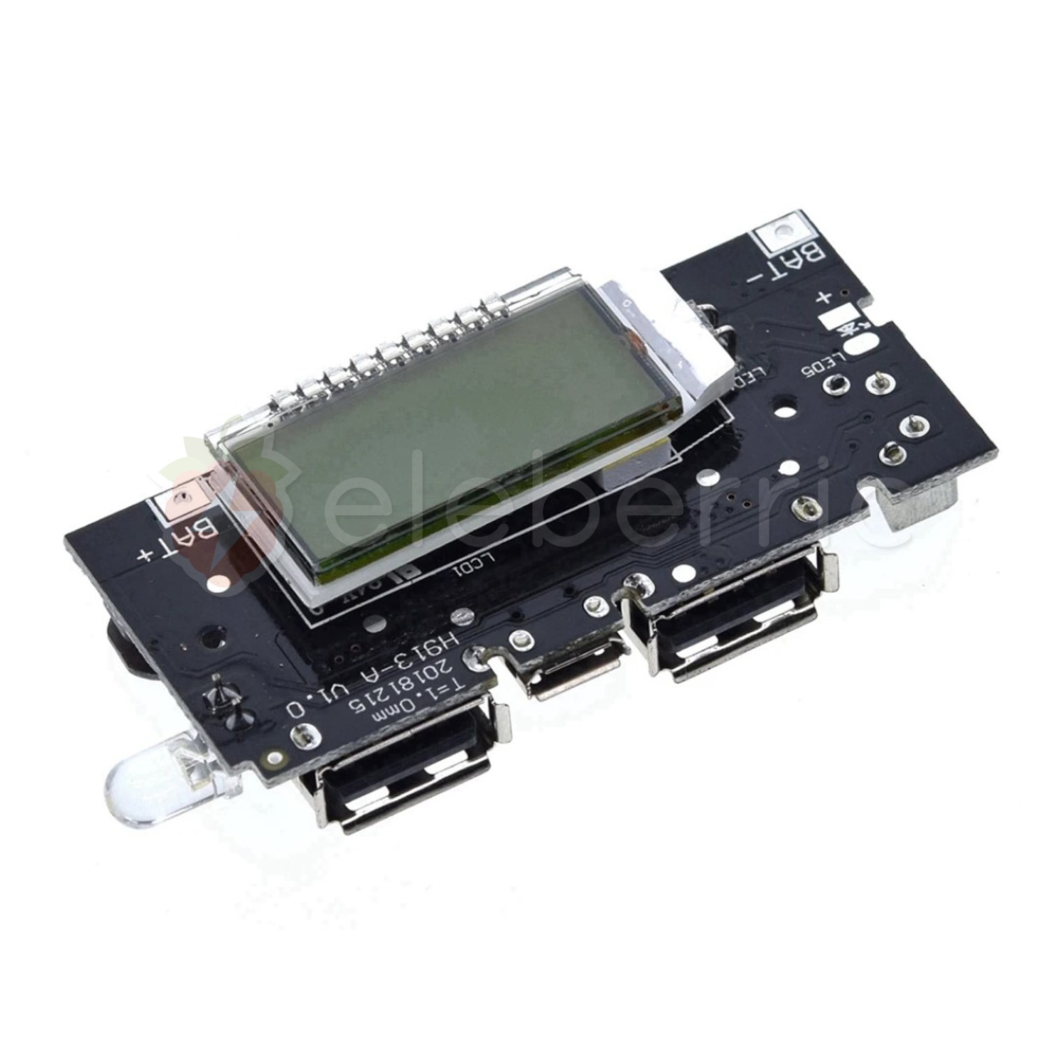 Dual USB 5V 1A 2.1A Power Bank Module for 18650 Li-ion Battery Full View 1