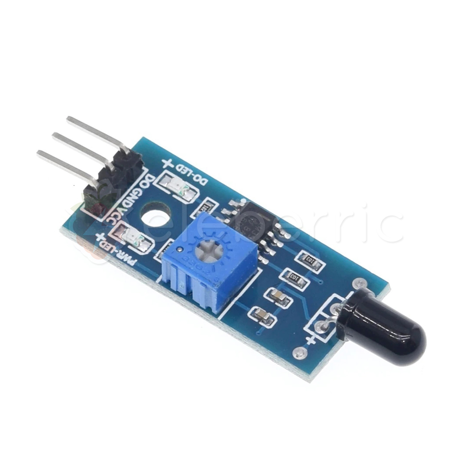 IR Flame Detect Sensor Module Full View 1