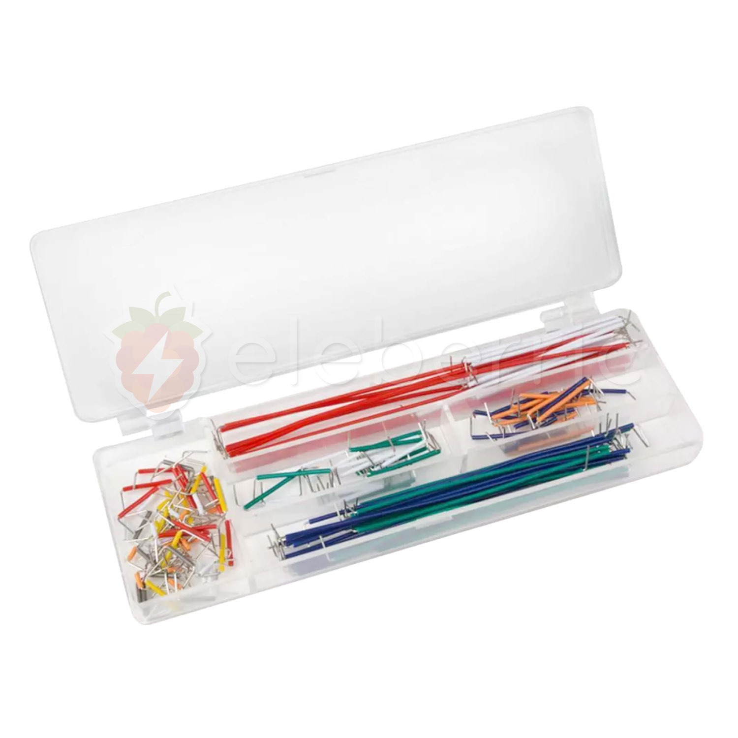 Breadboard Solderless 140pcs Jumper Wires Kit with Box Full View 1