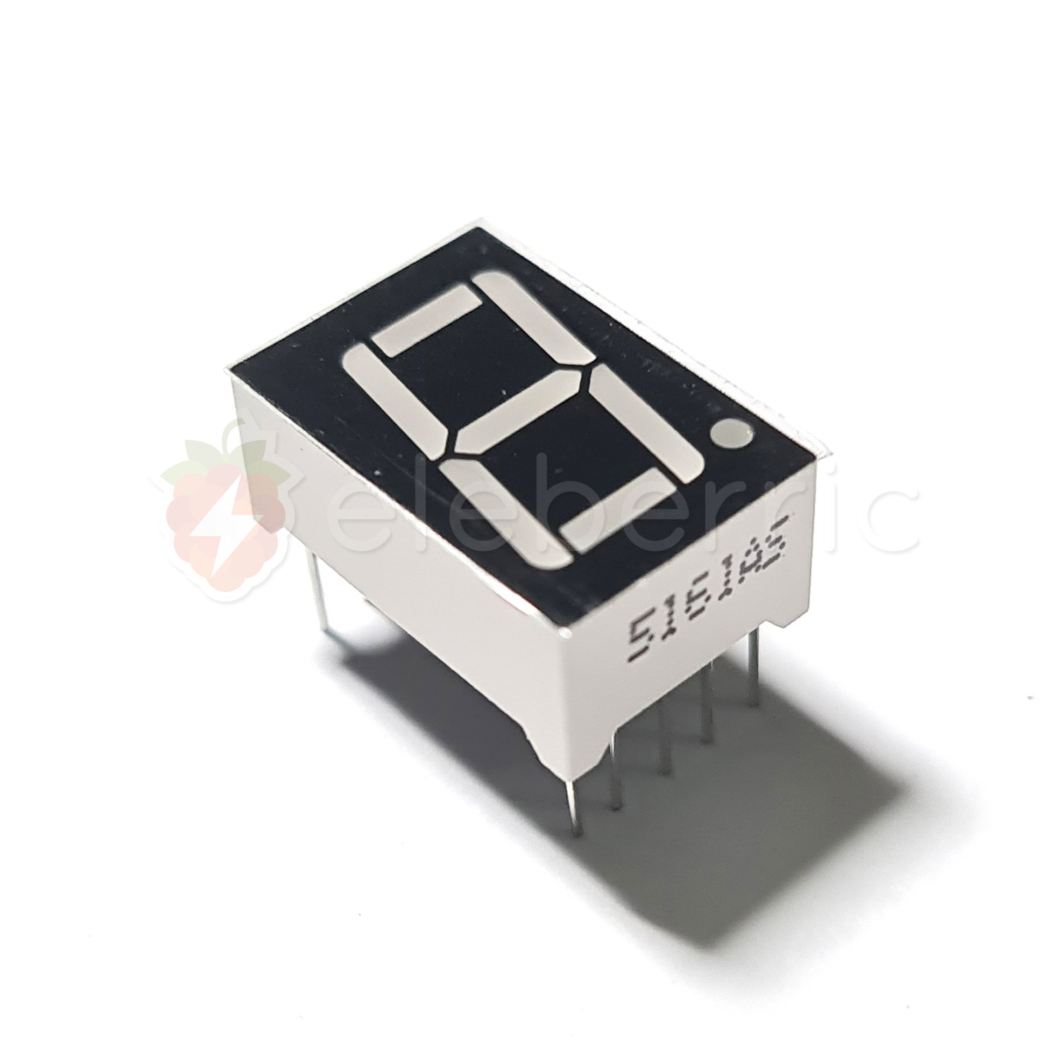 Seven Segment Display 1 Digit 0.56 inch Red Common Cathode Full View 1