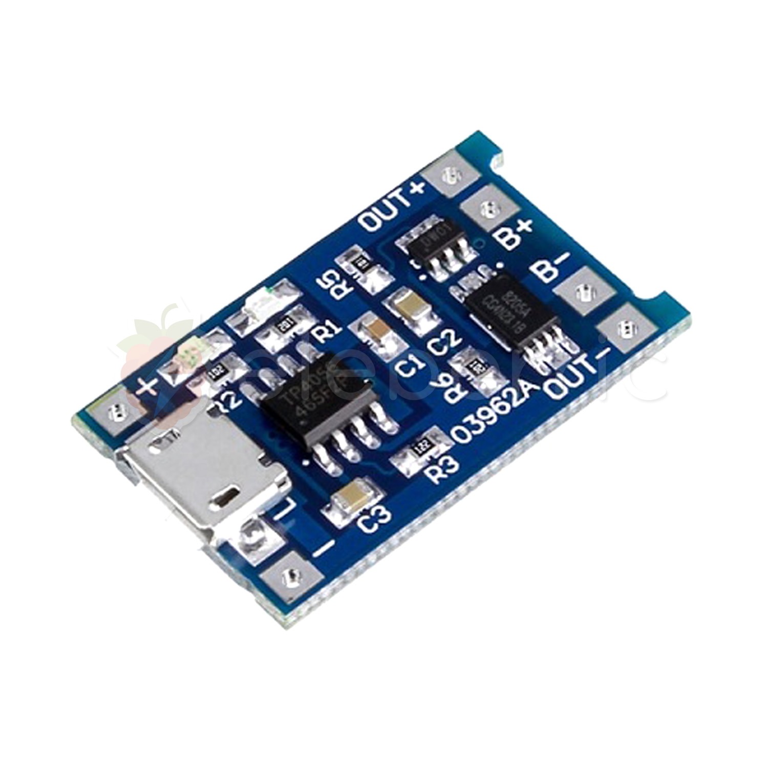 TP4056 5V 1A Micro USB Charger with Current Protection for Li-ion Rechargeable Battery Full View 1